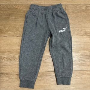 Puma Toddler Charcoal Gray Sweatpants Jogger 4T